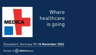2024 MEDICA Düsseldorf Německo, 11.–14. listopadu.